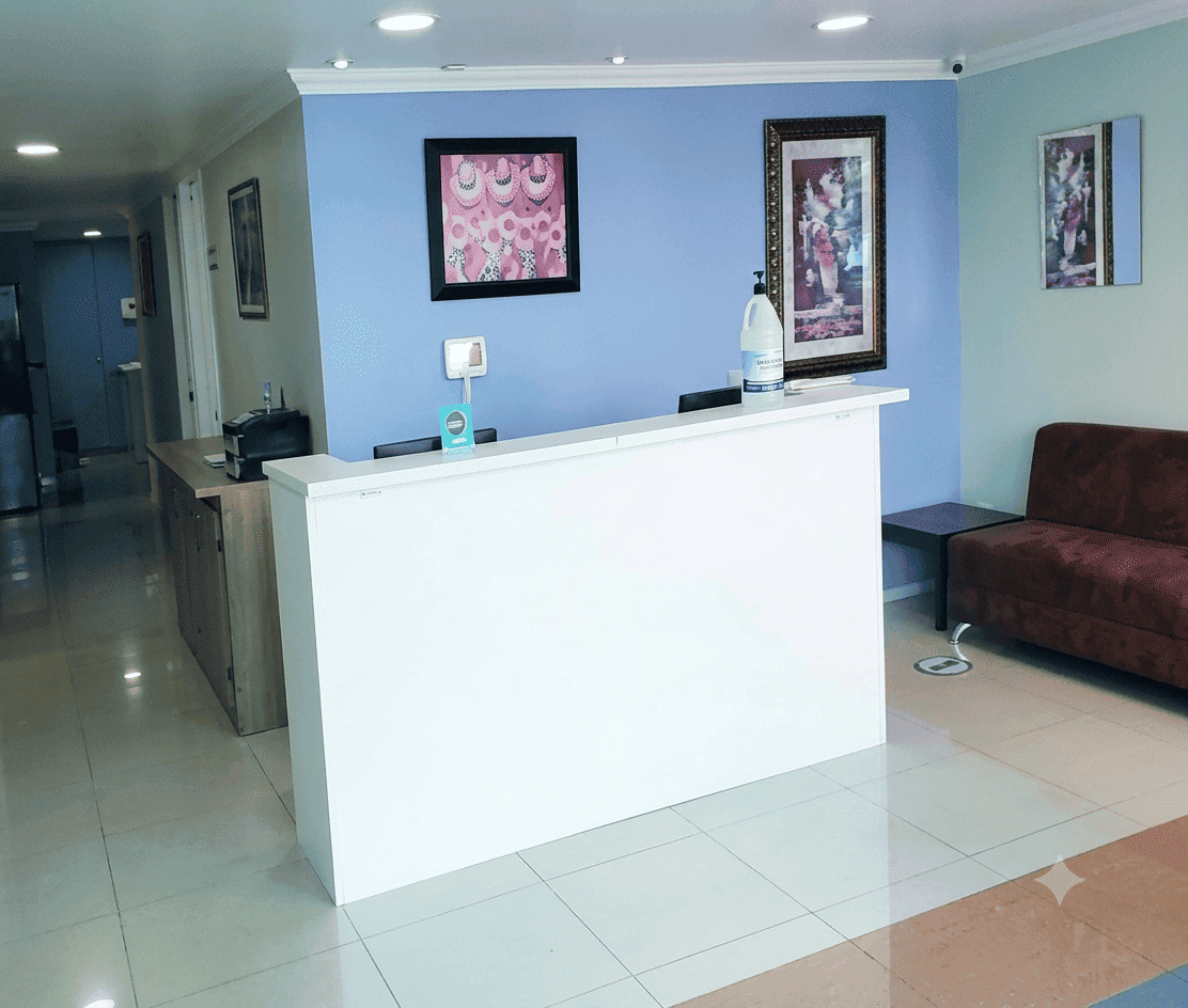 Área de recepción de Dental Advance
